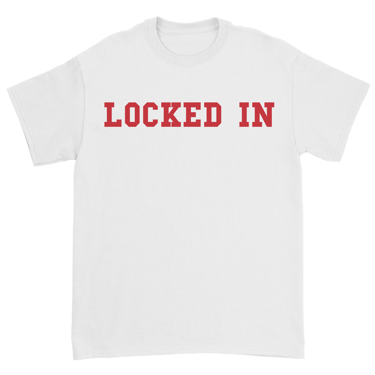 Davis Clarke - Locked In T-Shirt (Red Print)