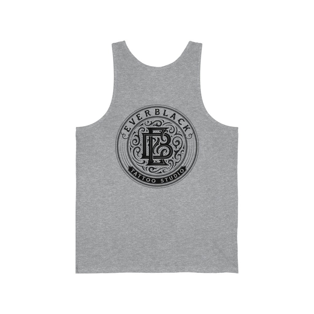 Ever Black Tattoo - Emblem Tank Top in Gray