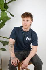 Four Year Strong - Embroidered Logo Shirt (Navy)