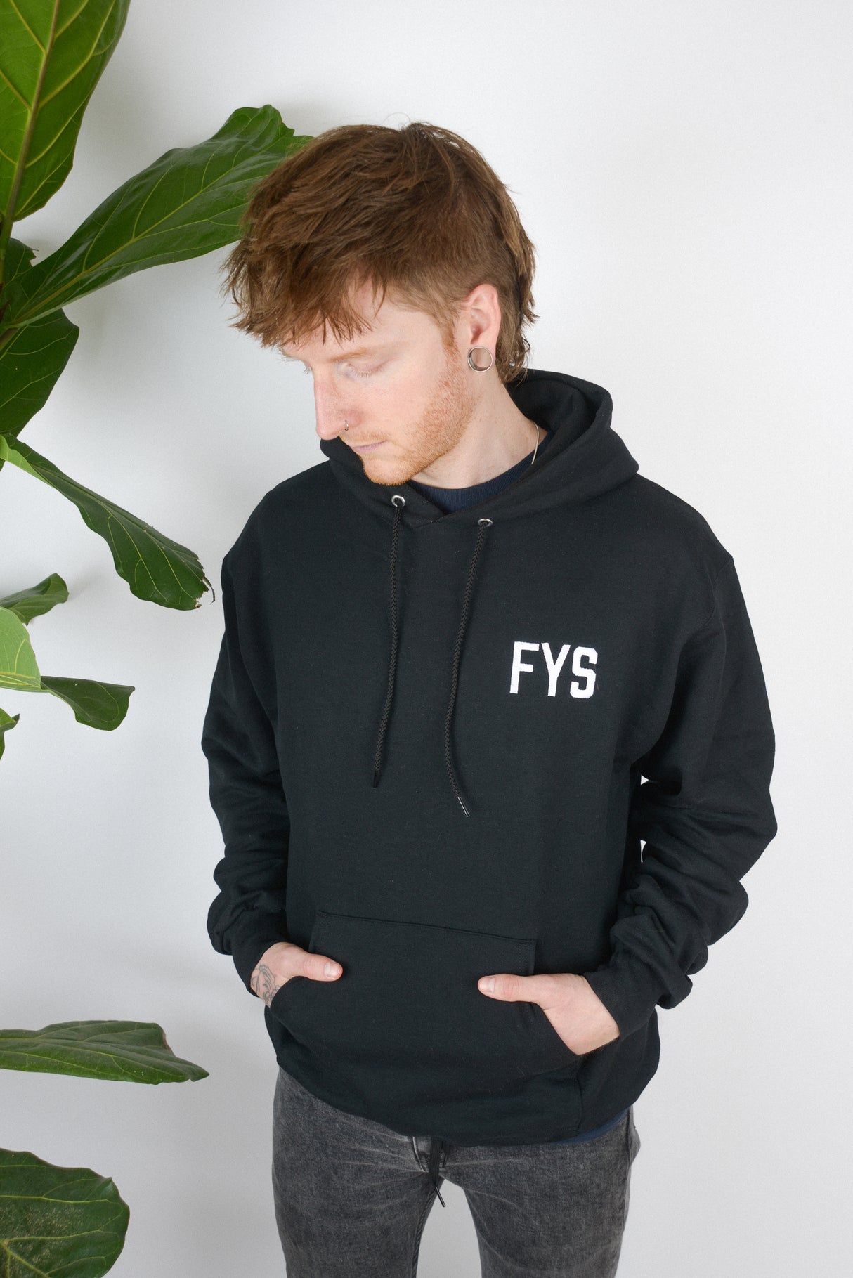 Four Year Strong - Embroidered Logo Hoodie (Black)