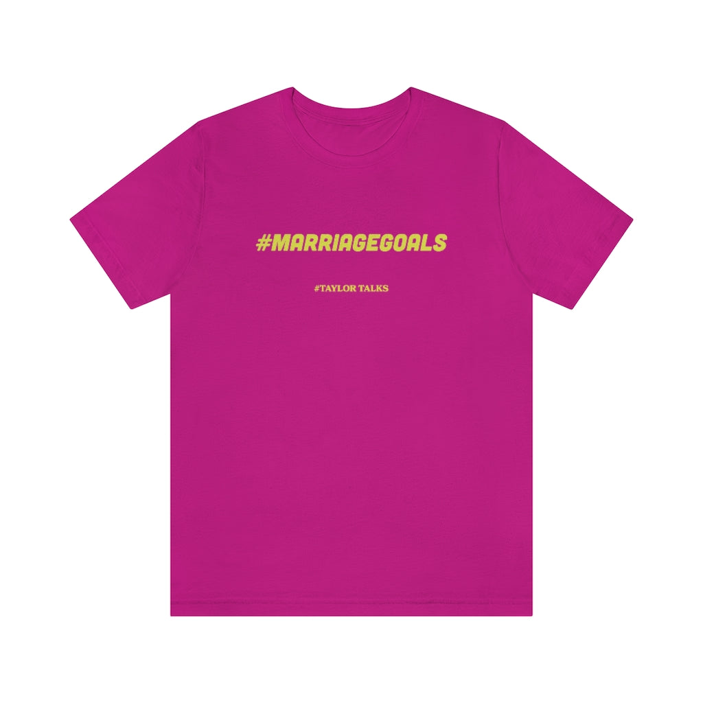 Fantasia - Marriage Goals Pink/Yellow Tee