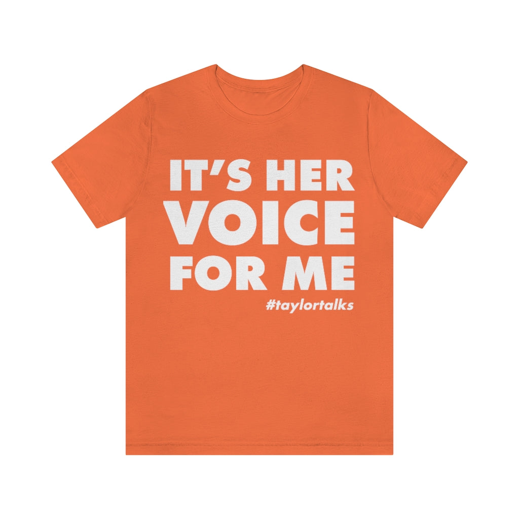 Fantasia - Her Voice For Me Orange/White Tee