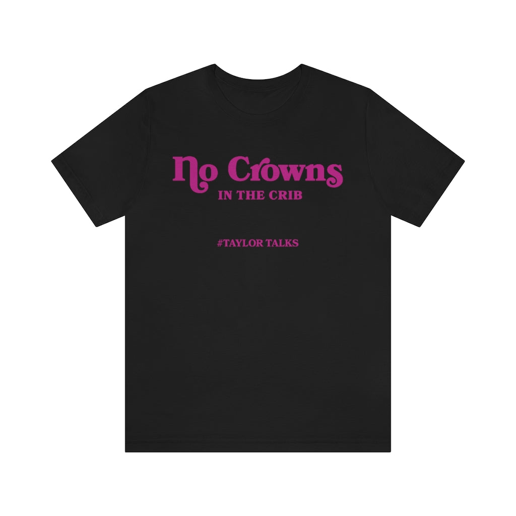 Fantasia - No Crowns Pink/black Tee