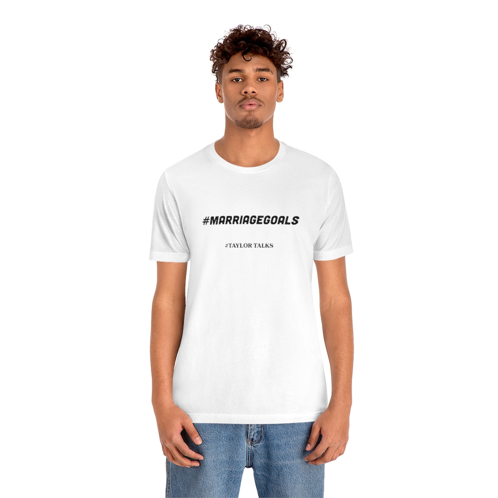 Fantasia - Marriage Goals White/black Tee