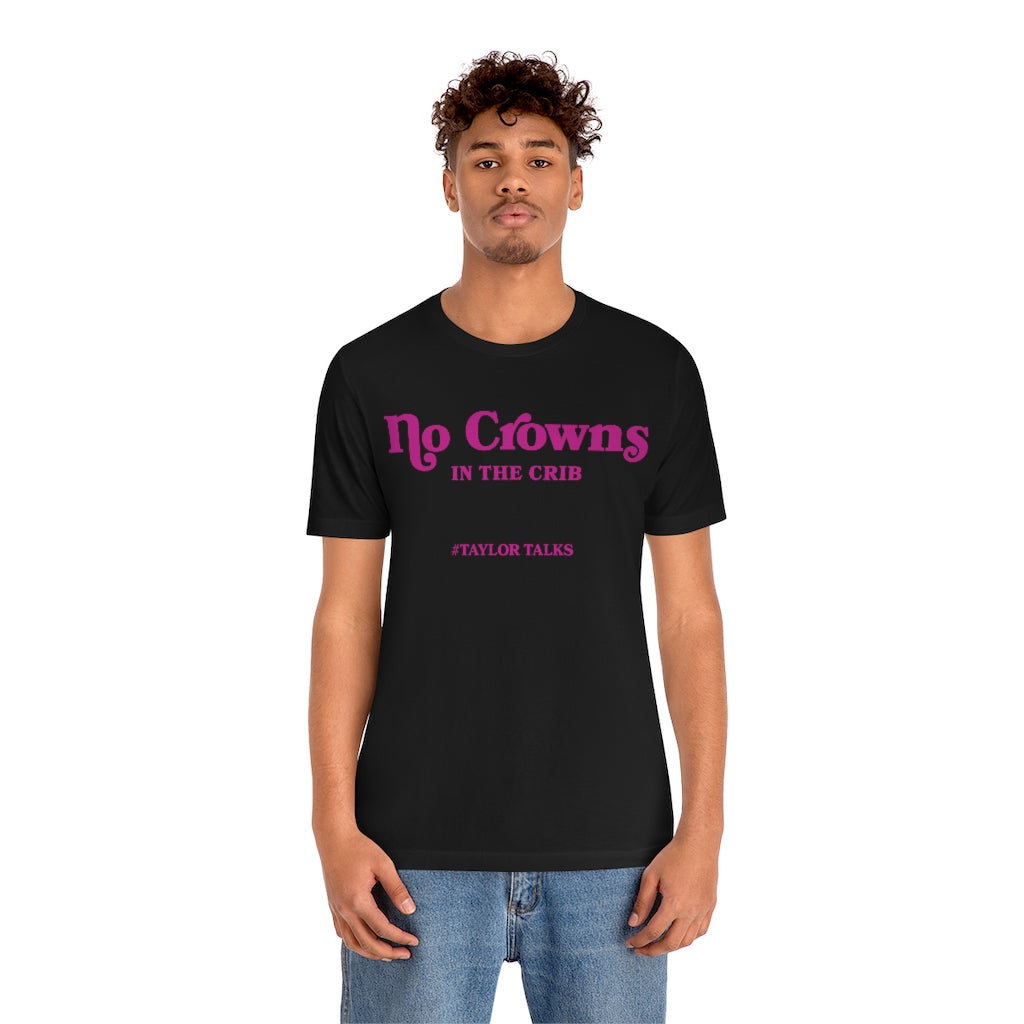 Fantasia - No Crowns Pink/black Tee