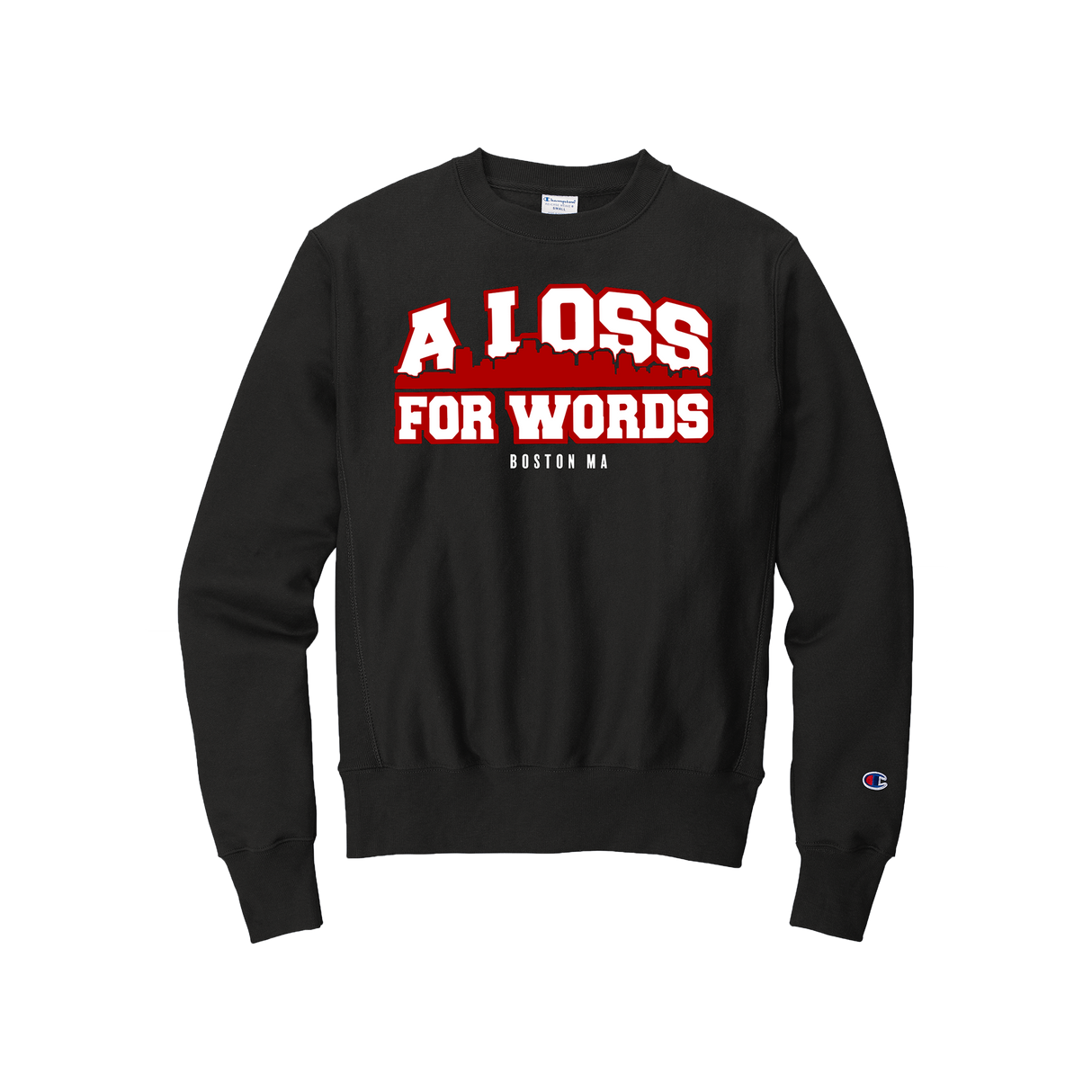 A Loss For Words - Boston MA Crewneck