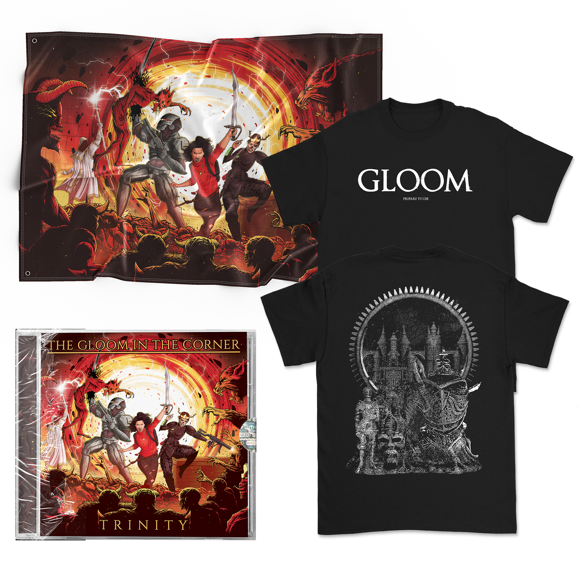 The Gloom In The Corner - Altar T-Shirt // Wall Flag // CD