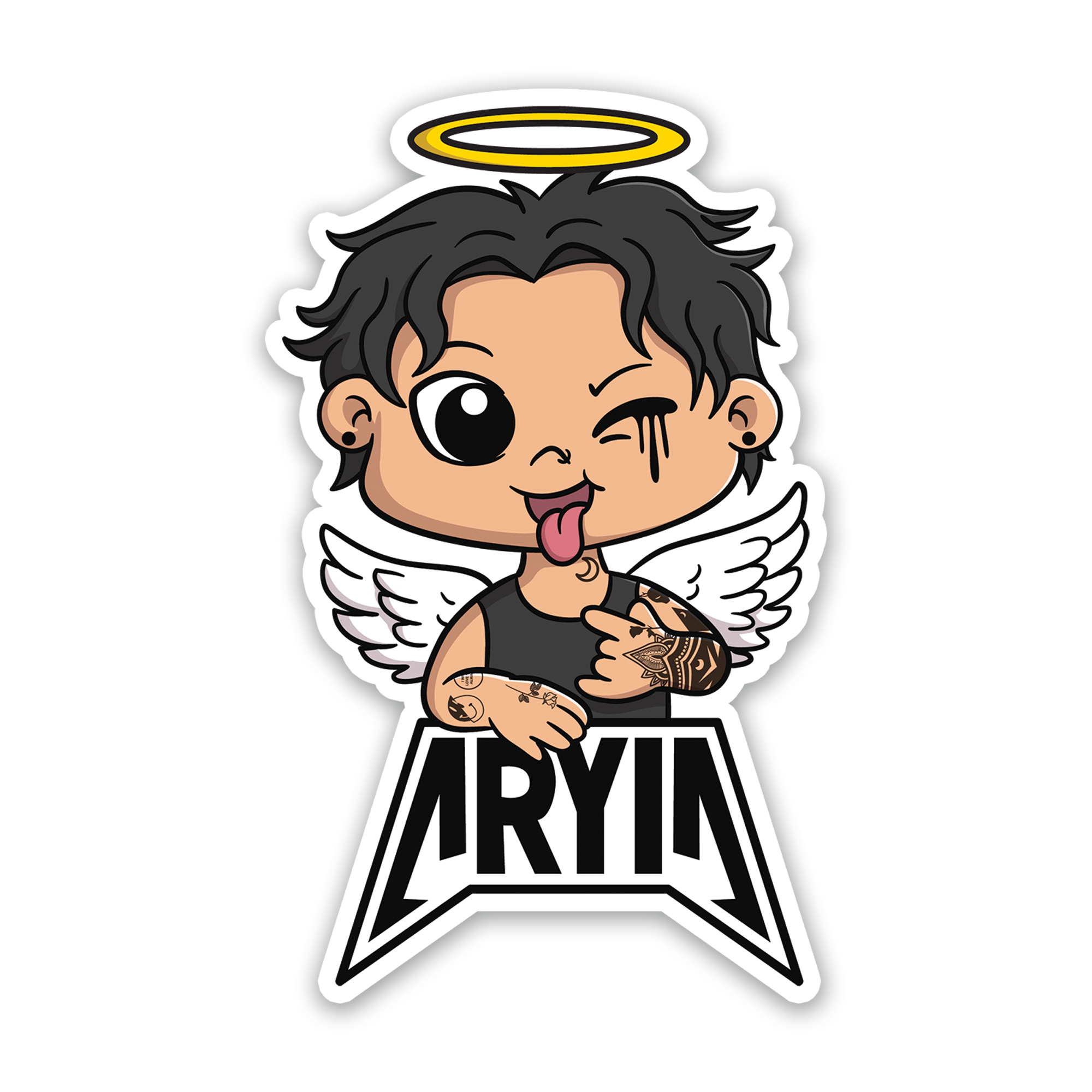 Aryia - Angel Sticker