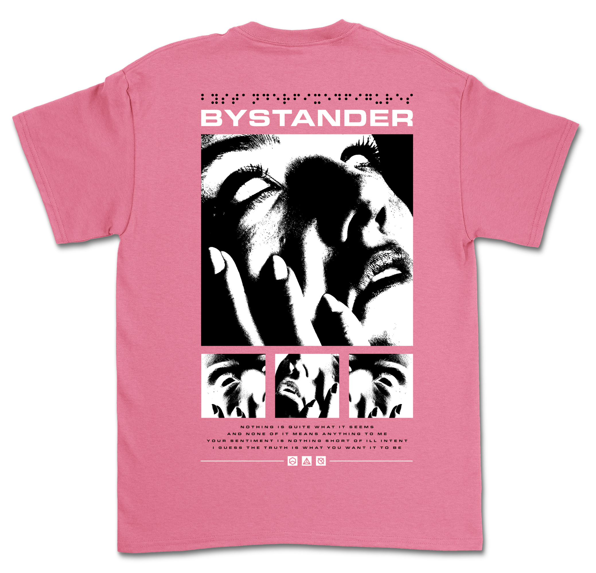 Bystander - Pink Eyeless T-Shirt