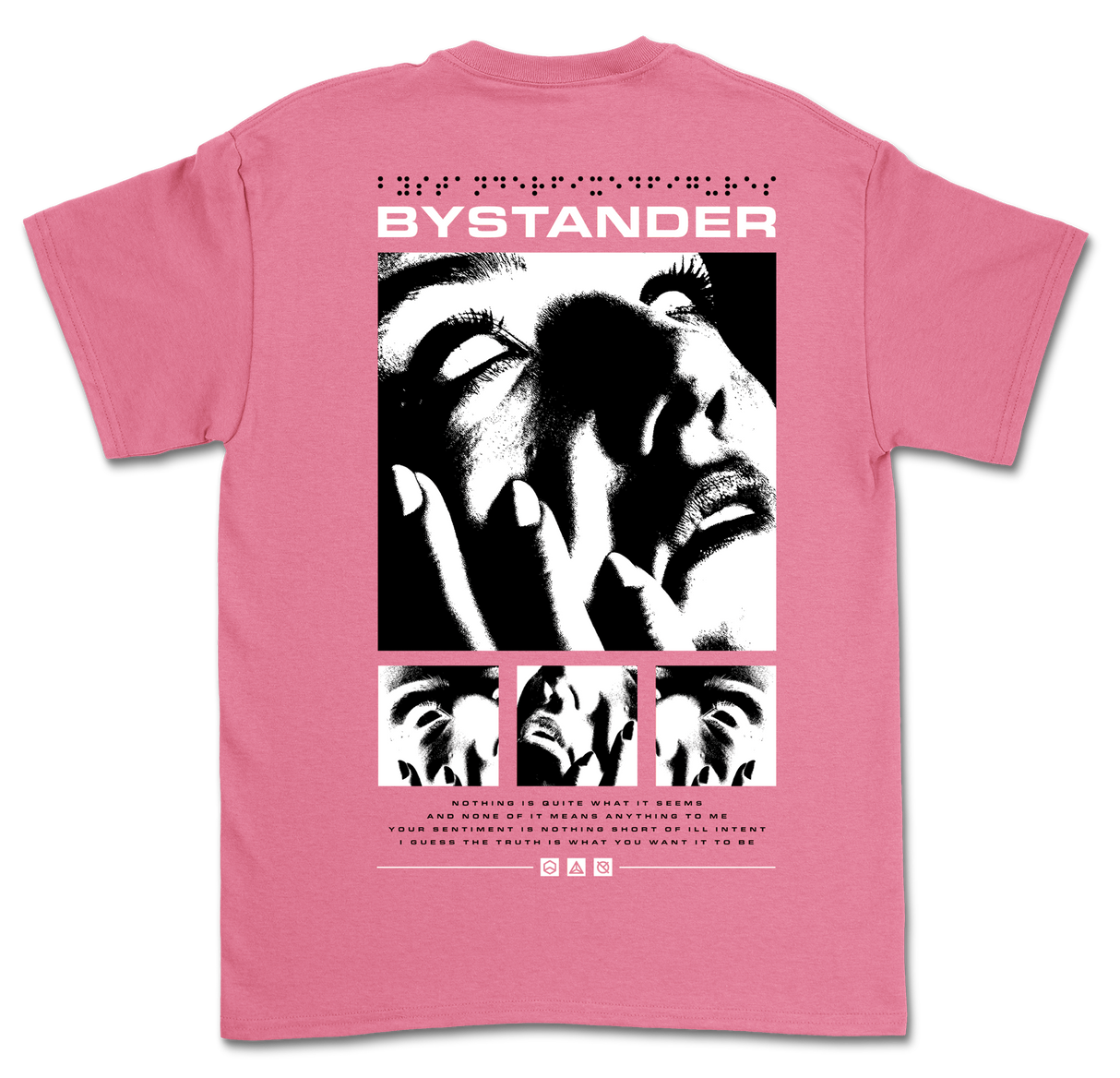 Bystander - Pink Eyeless T-Shirt