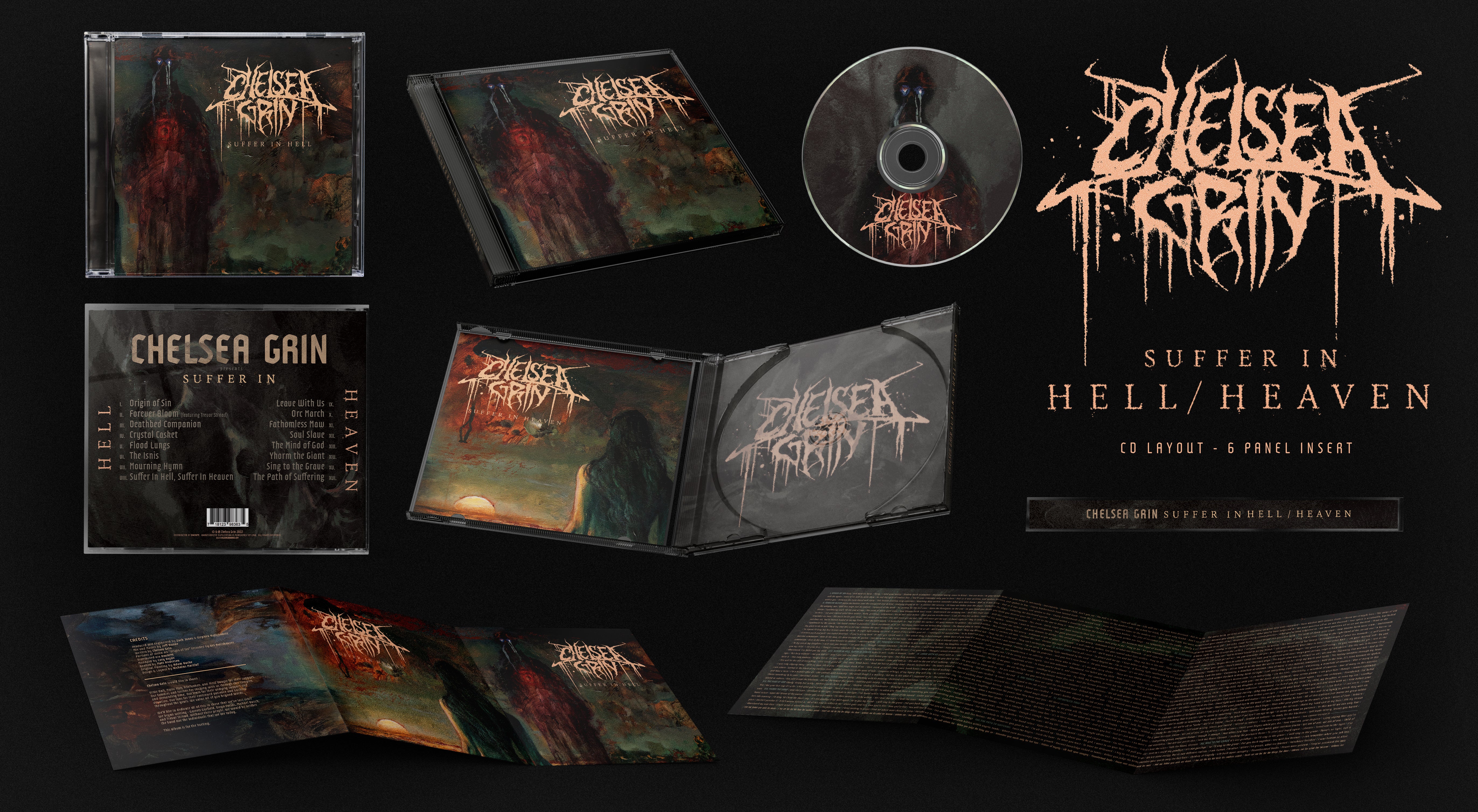 Chelsea Grin - Suffer in Hell // Suffer in Heaven CD