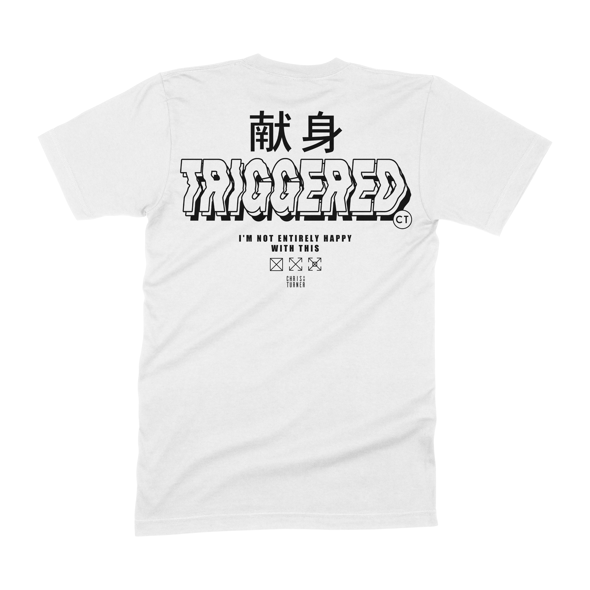 Chris Turner - Triggered Shirt (White)
