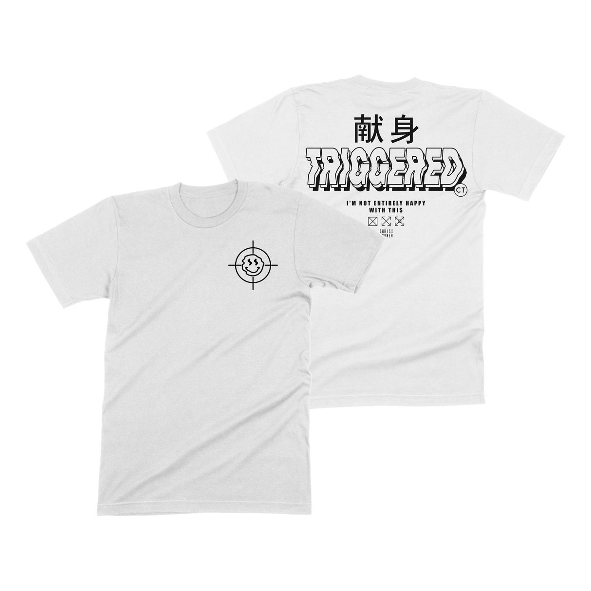 Chris Turner - Triggered Shirt (White)