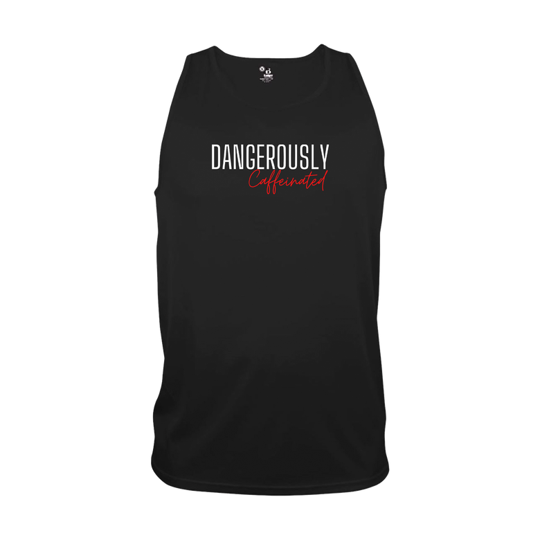 Kevin Cooney - Dangerously Caffeinated Men's Athletic Tank Top (Black)