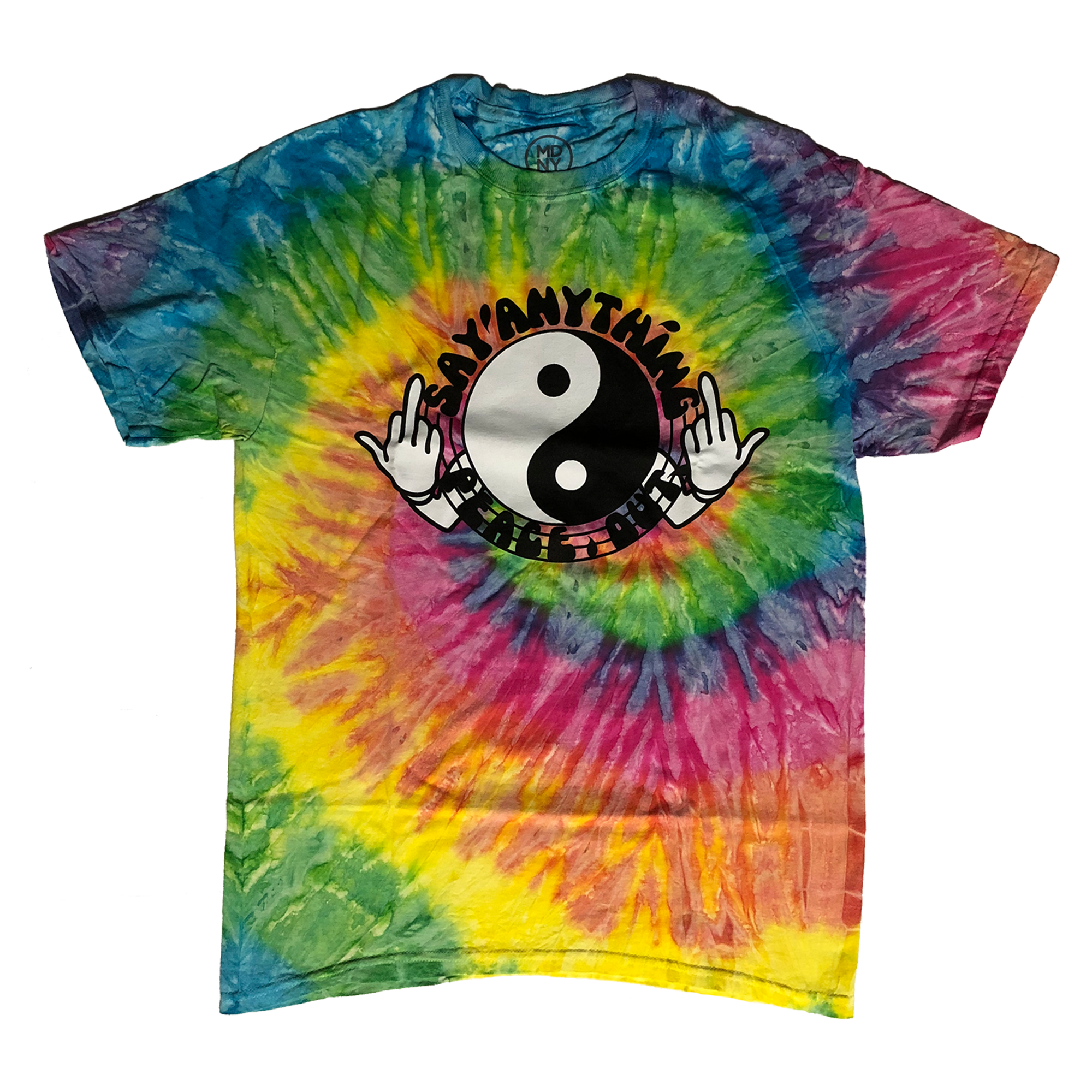 Say Anything - Peace Out Tie Dye Shirt