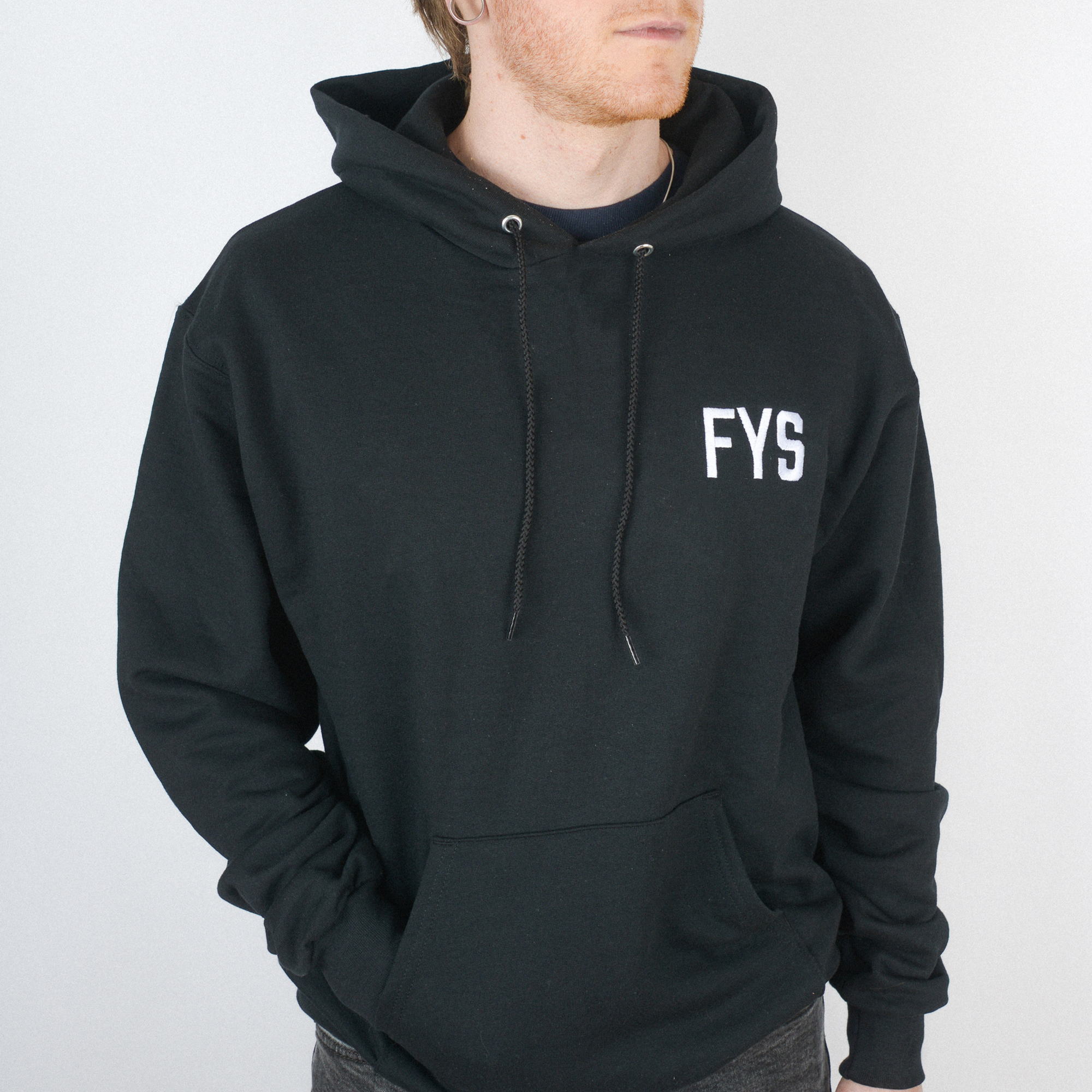 Four Year Strong - Embroidered Logo Hoodie (Black)