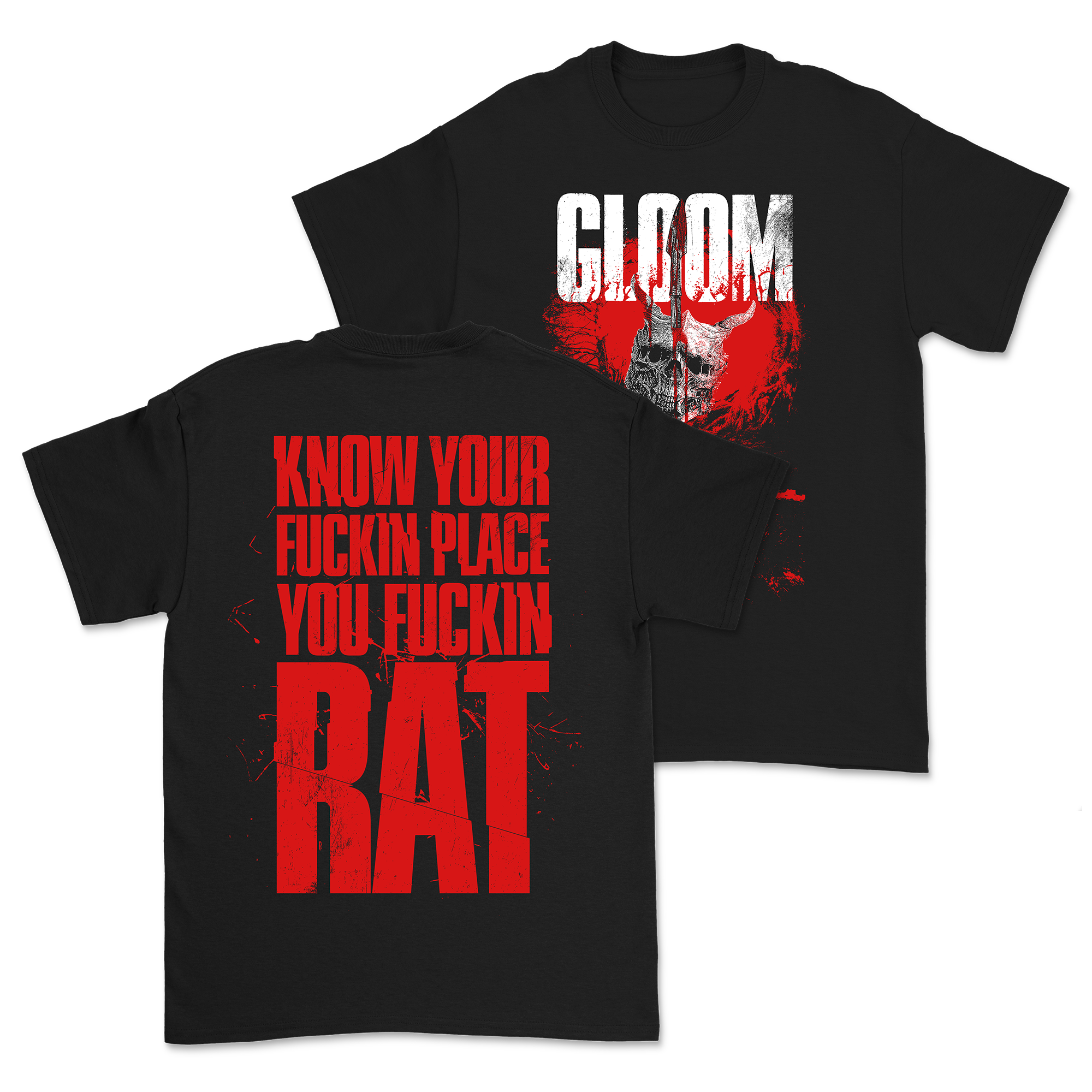 The Gloom In The Corner - Fucking Rat T-Shirt