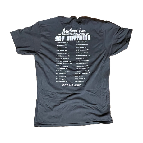 Say Anything - Greetings From.. Tour 2017 Shirt