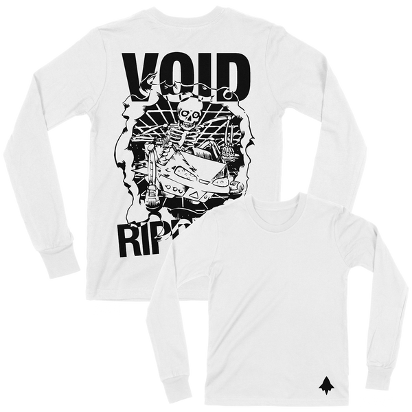 Infinity Shred - Void Rippers White Long Sleeve