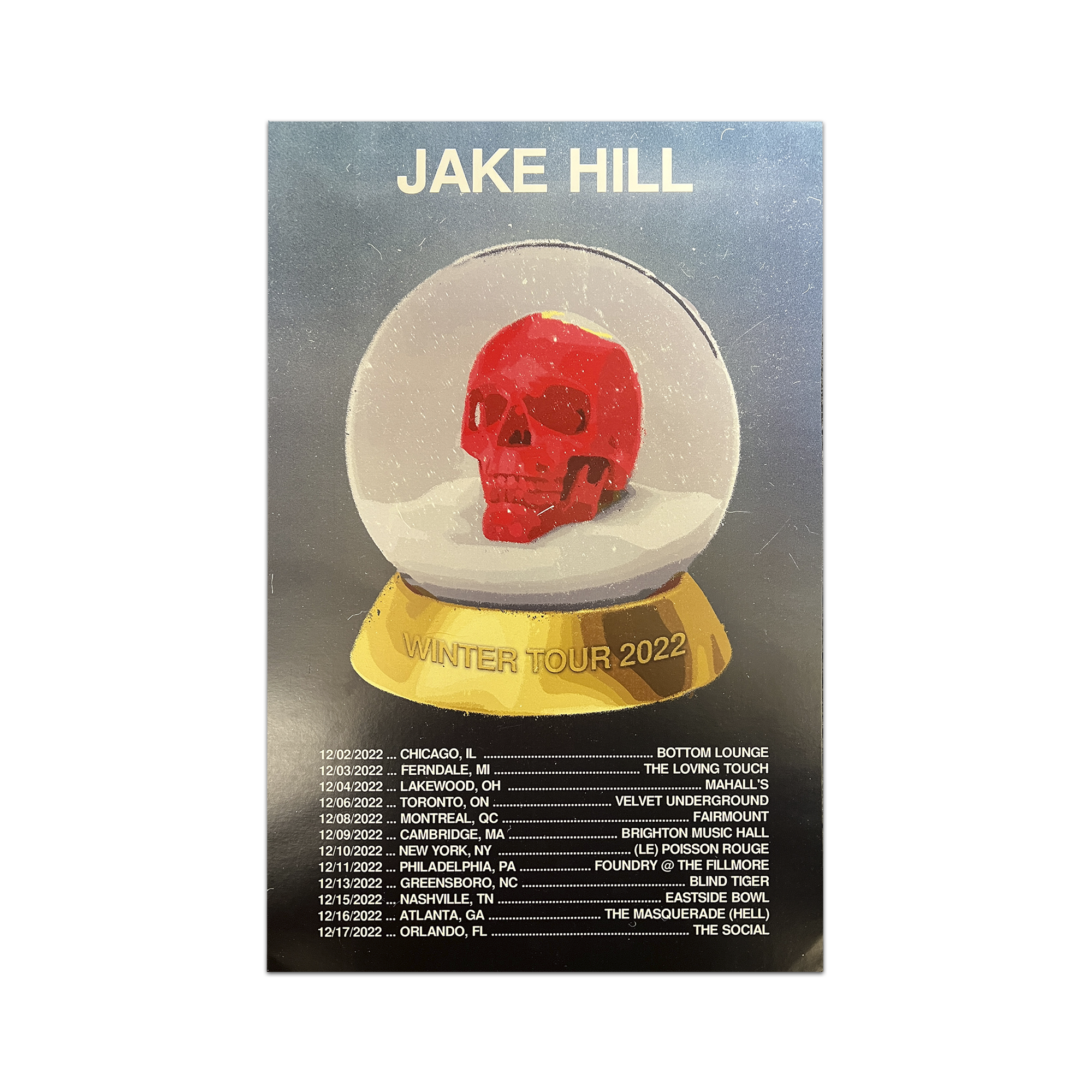 Winter 2022 Skull Tour Poster