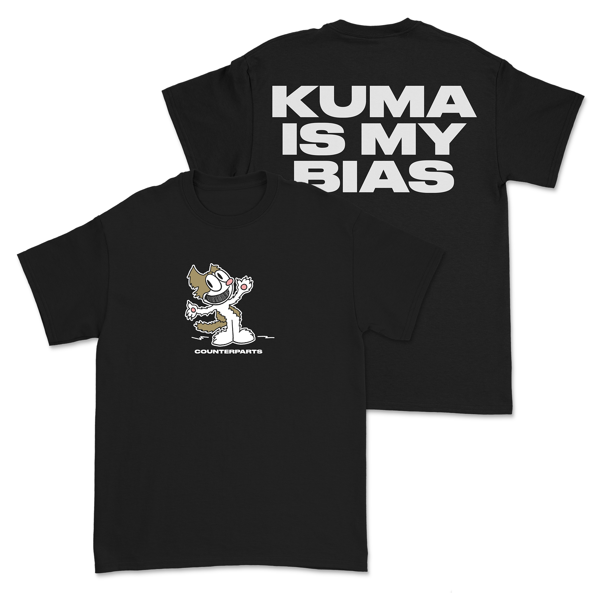 Counterparts - Kuma T-Shirt - Black
