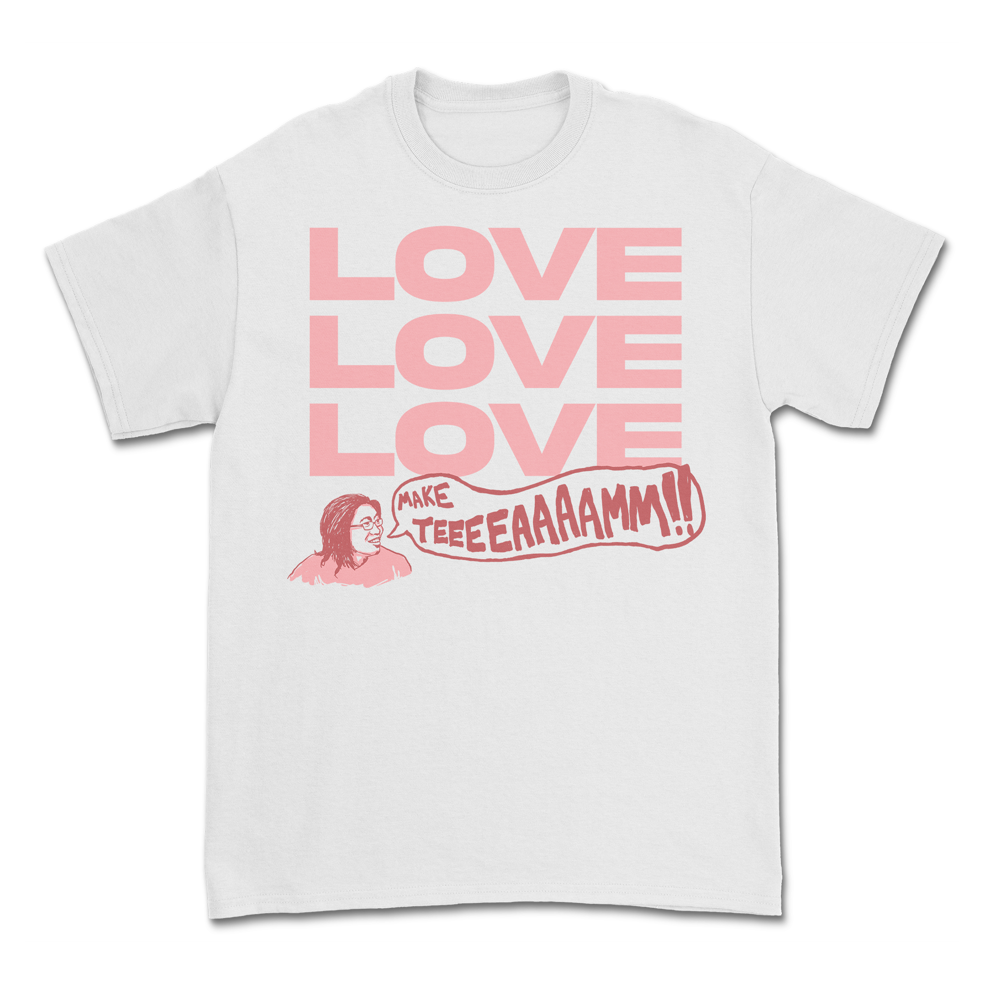 Say Anything - Love Love Love Shirt (White)