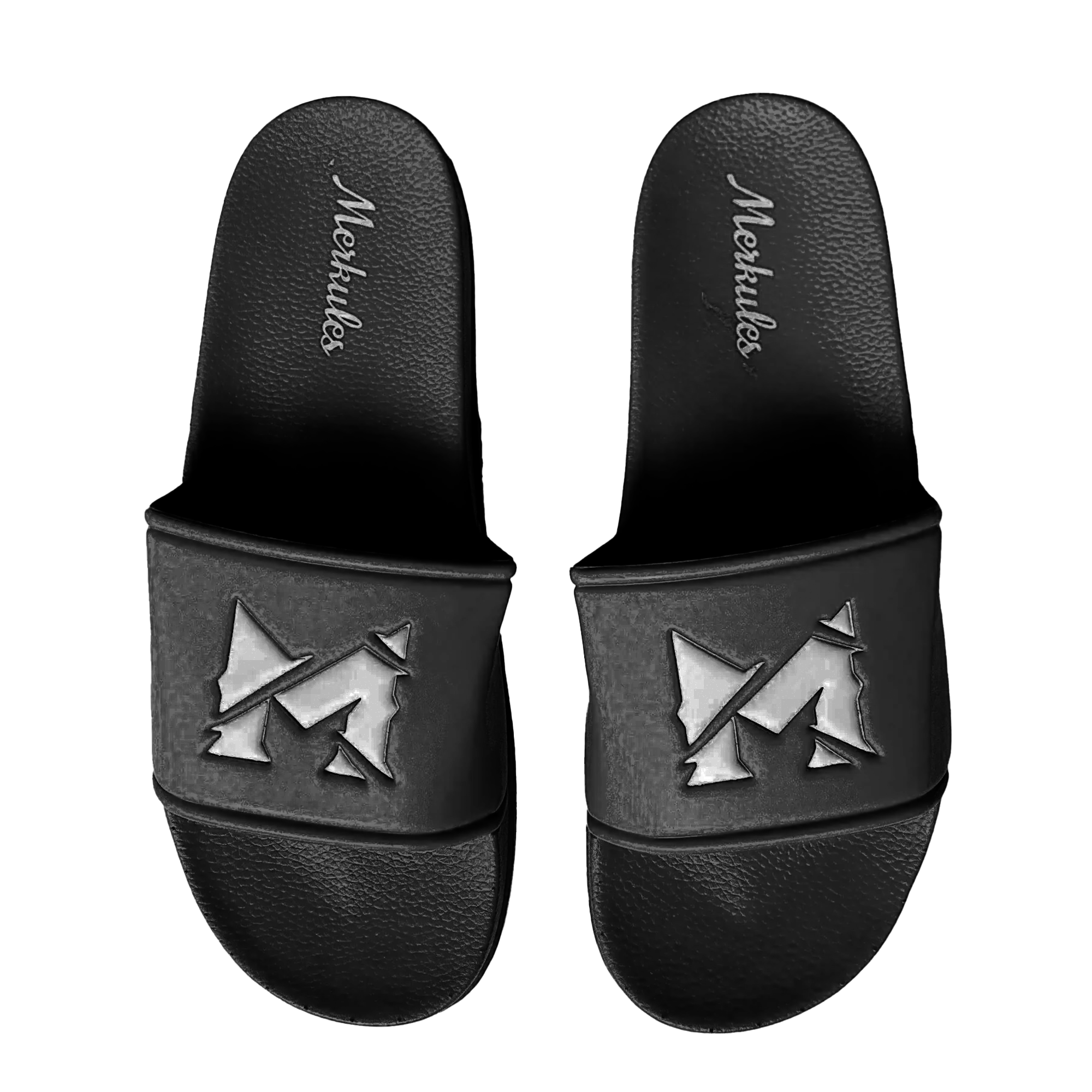 Merkules - M Logo Men's Slides - Black