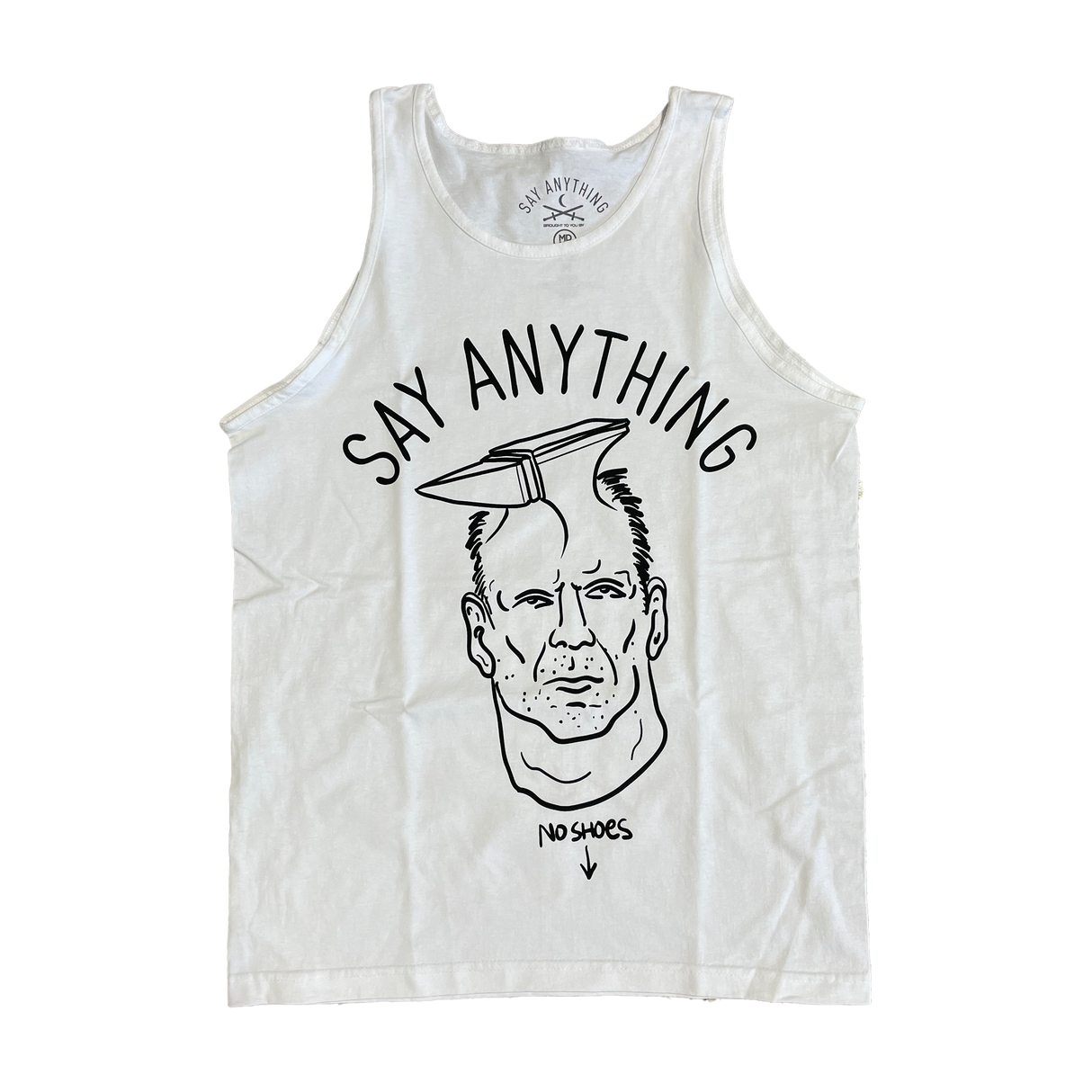 Say Anything - White Bruce Tank Top