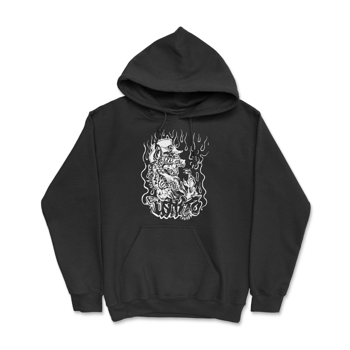 Rob From Nod - Partying Hyena Hoodie (Black)