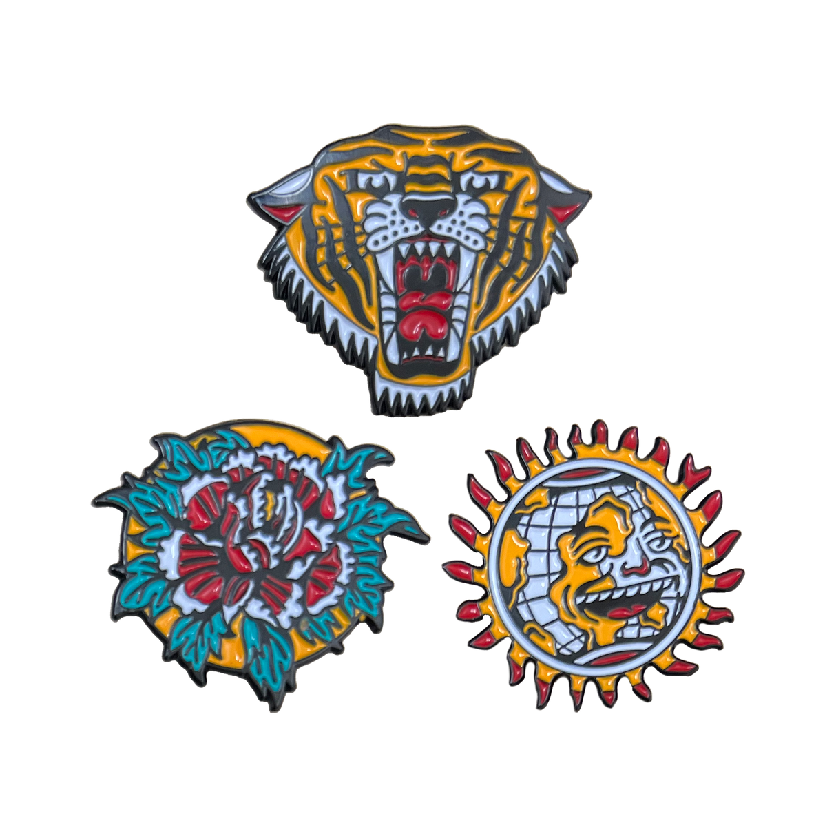 Nick Adam Tattoo - Flash Art Enamel Pin Pack