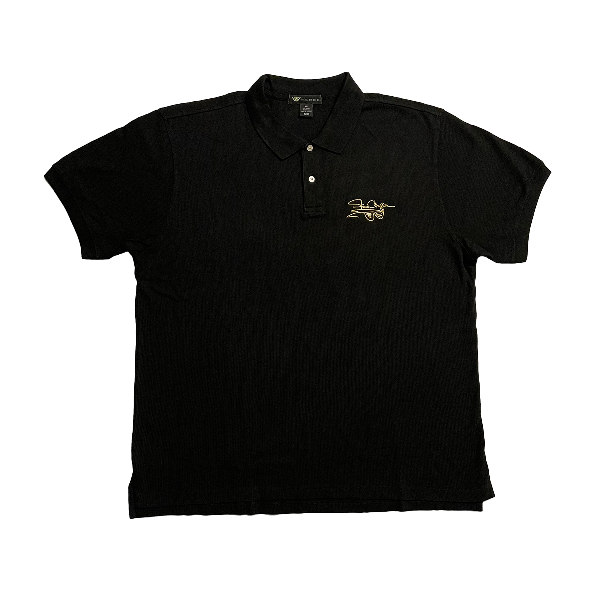 Steve Cropper - Embroidered Black Polo Shirt