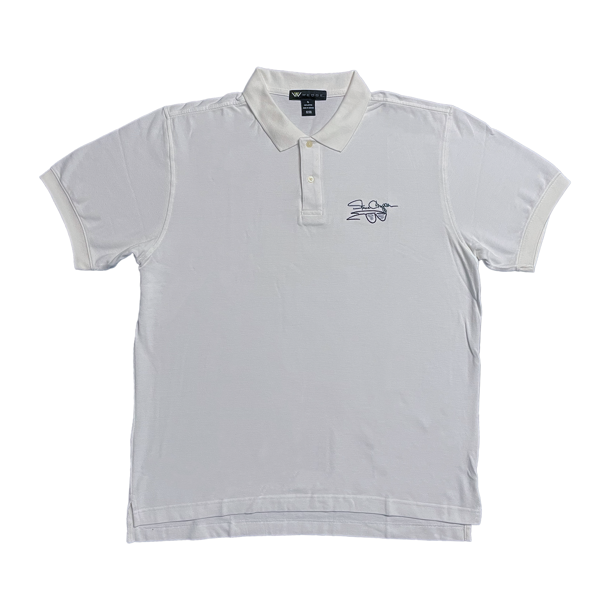 Steve Cropper - Embroidered White Polo Shirt