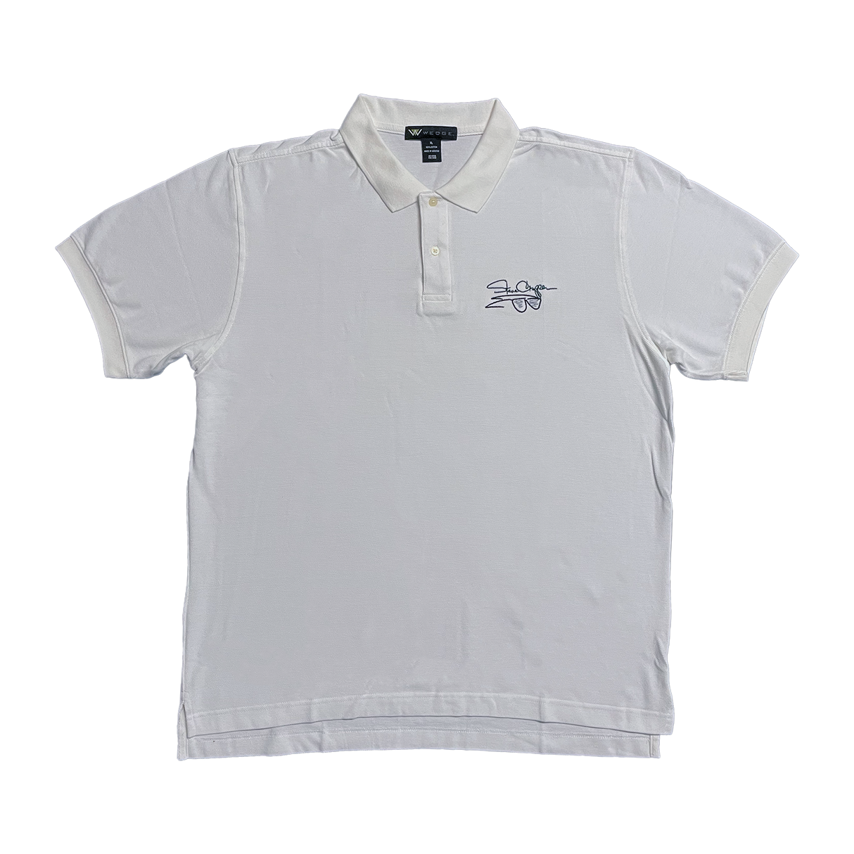 Steve Cropper - Embroidered White Polo Shirt