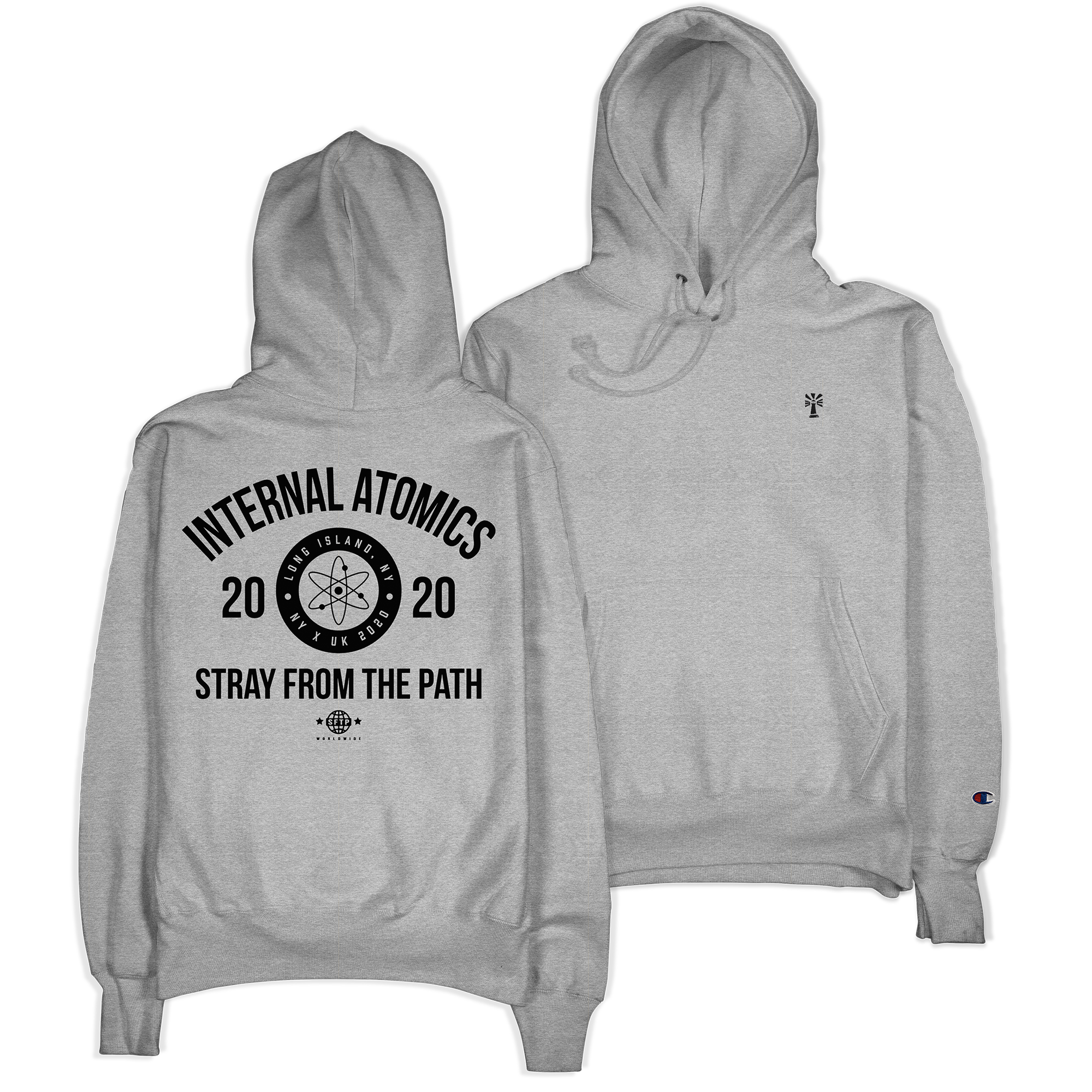 Stray From The Path - Internal Atomics Champion Hoodie (Steel Gray)