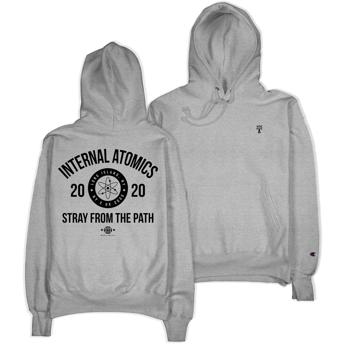 Stray From The Path - Internal Atomics Champion Hoodie (Steel Gray)