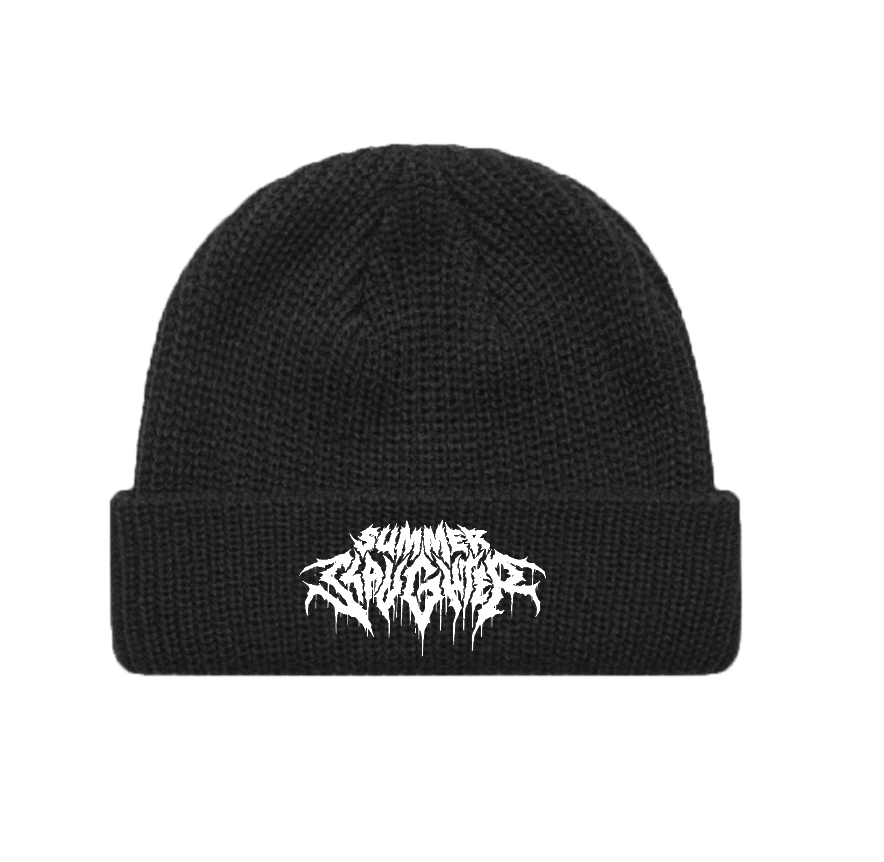 Summer Slaughter - White Logo Beanie