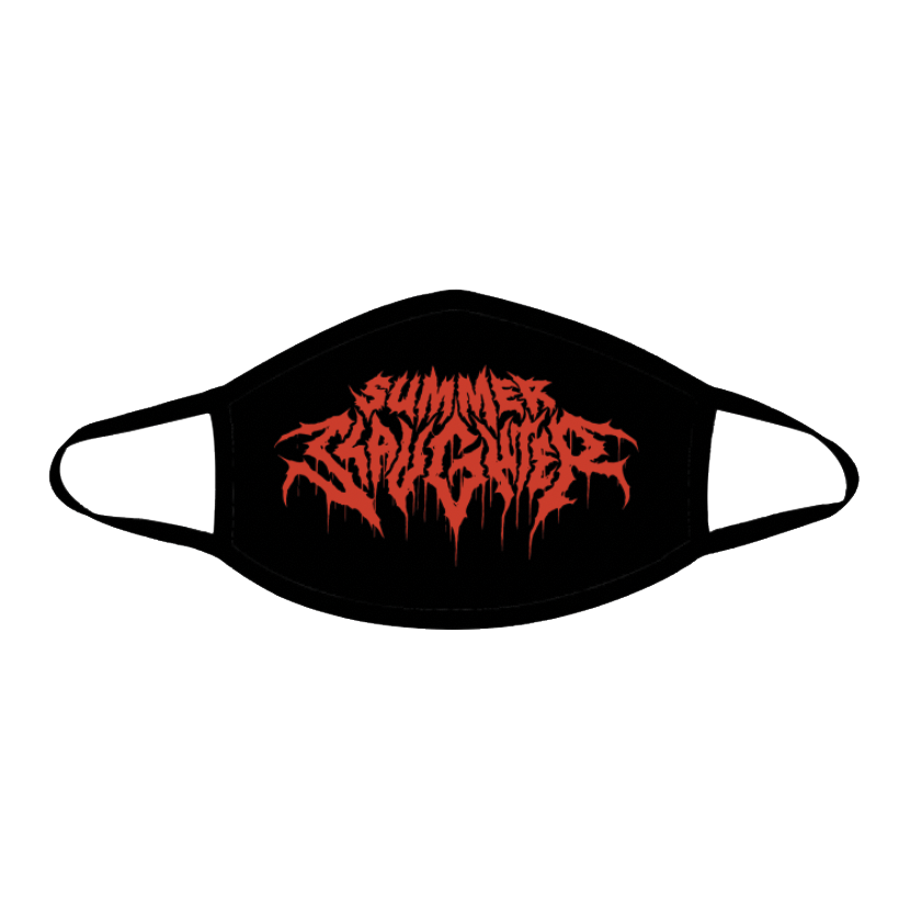 Summer Slaughter - Logo Face Mask – Down Right Merch