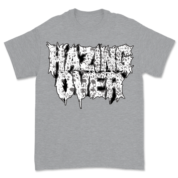 Hazing Over - Monochrome Skull Logo Shirt