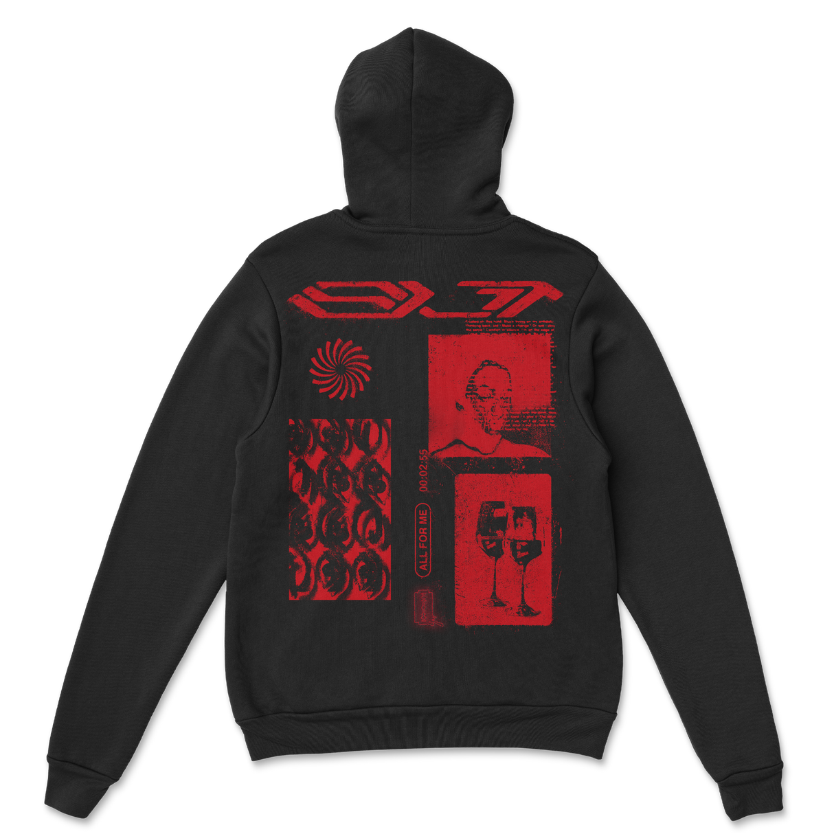 Slit - Black Hoodie