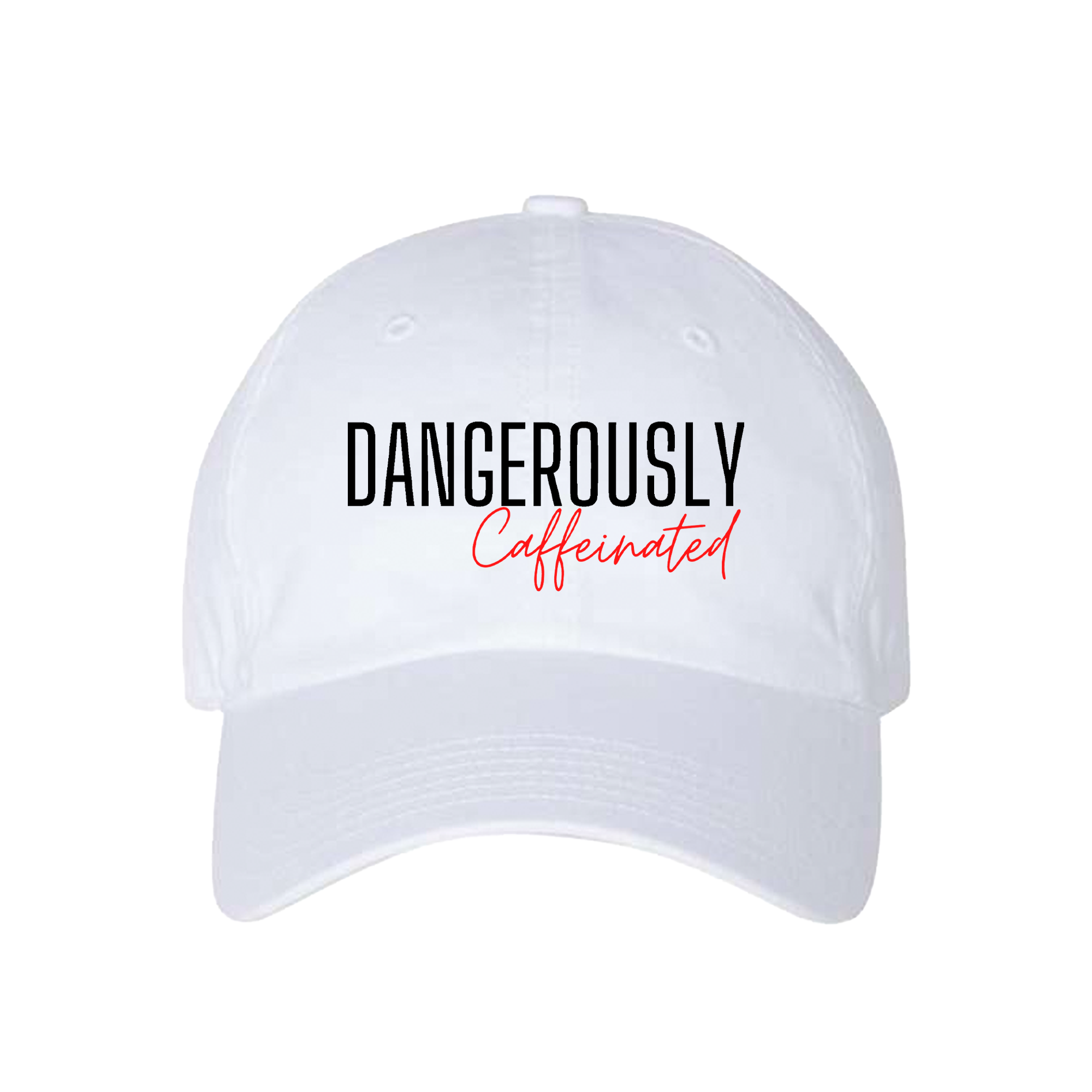 Kevin Cooney - Dangerously Caffeinated Dad Hat (White)