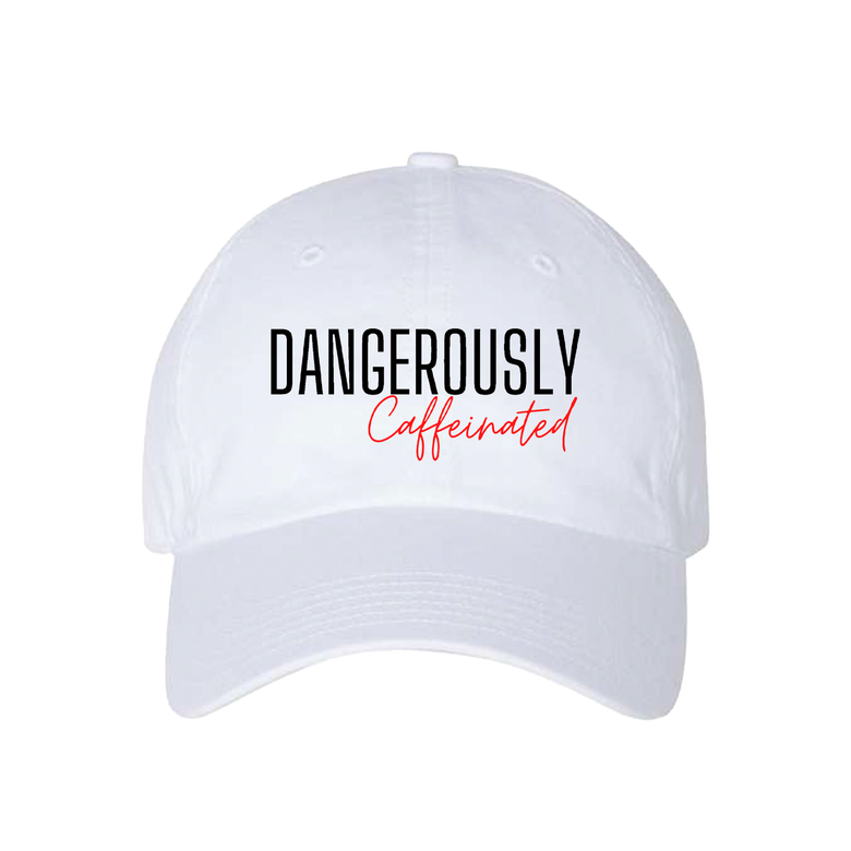 Kevin Cooney - Dangerously Caffeinated Dad Hat (White)
