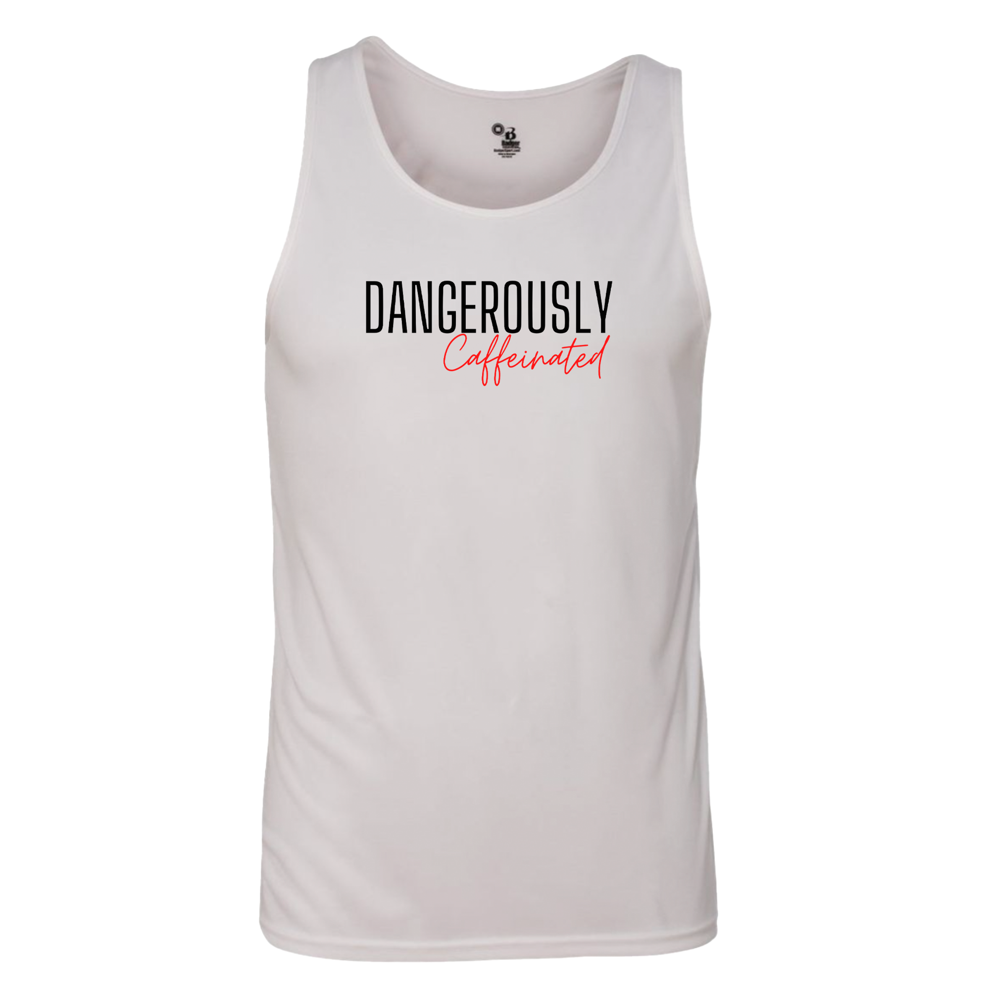 Kevin Cooney - Dangerously Caffeinated Men's Athletic Tank Top (White)