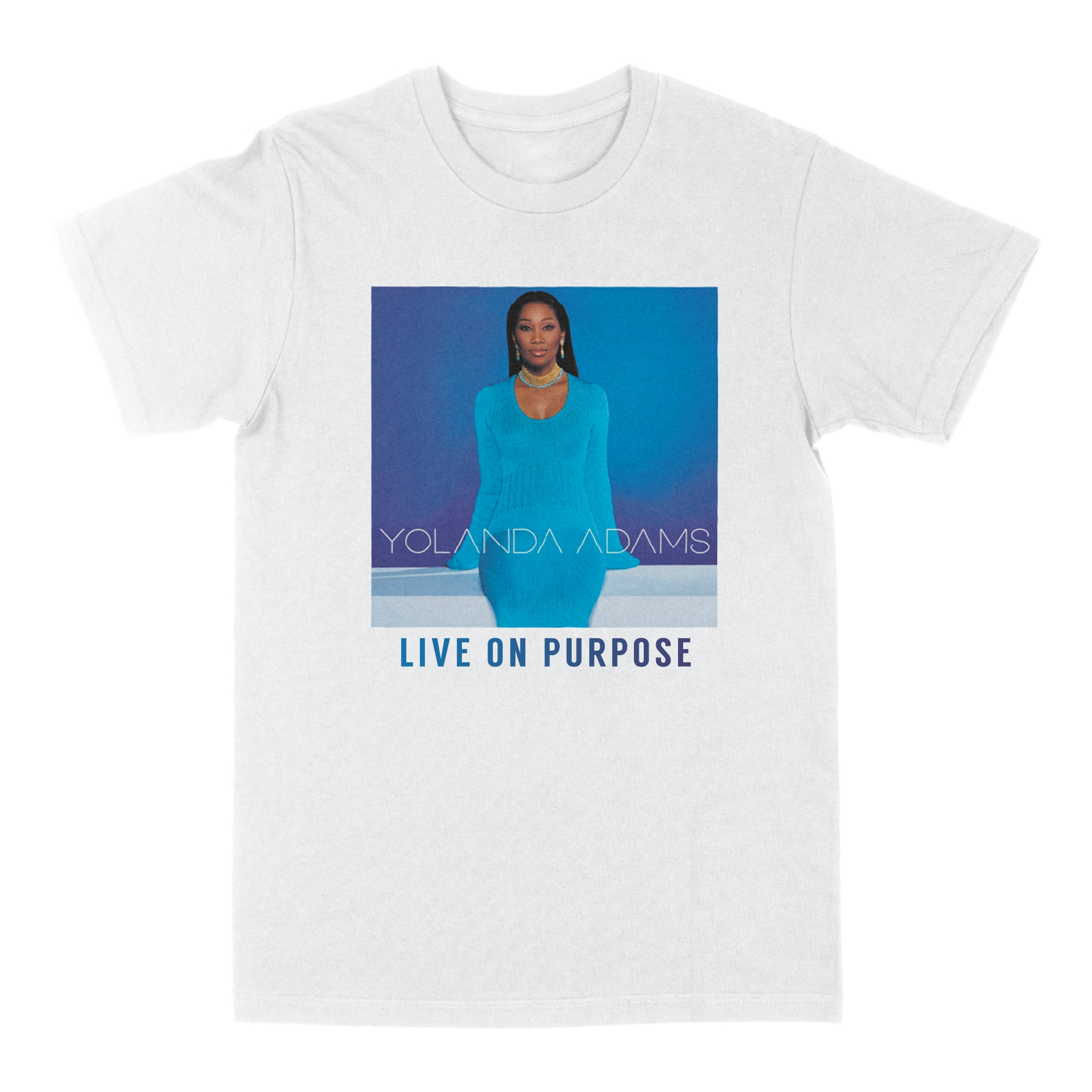 Yolanda Adams - Live On Purpose Photo Shirt
