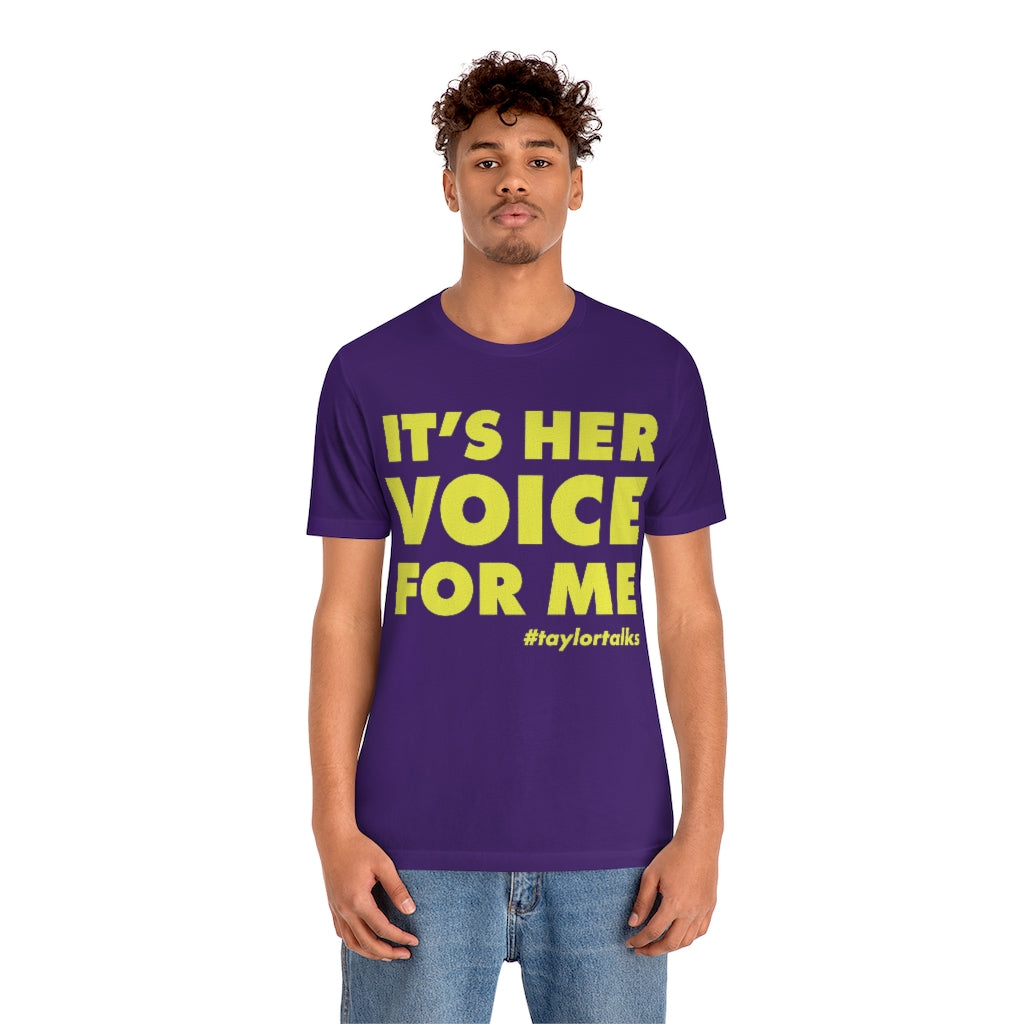 Fantasia - Her Voice For Me Purple/Yellow Tee