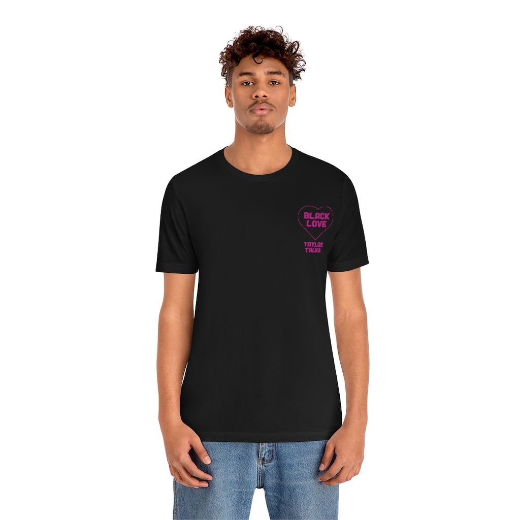 Fantasia -  Black Love Pink/black Tee