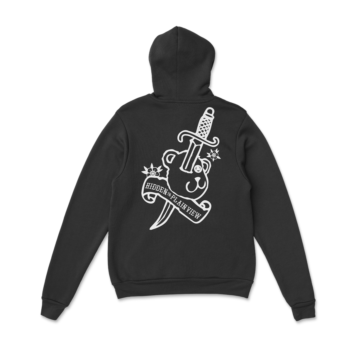 Hidden In Plain View - Bear Tattoo Hoodie