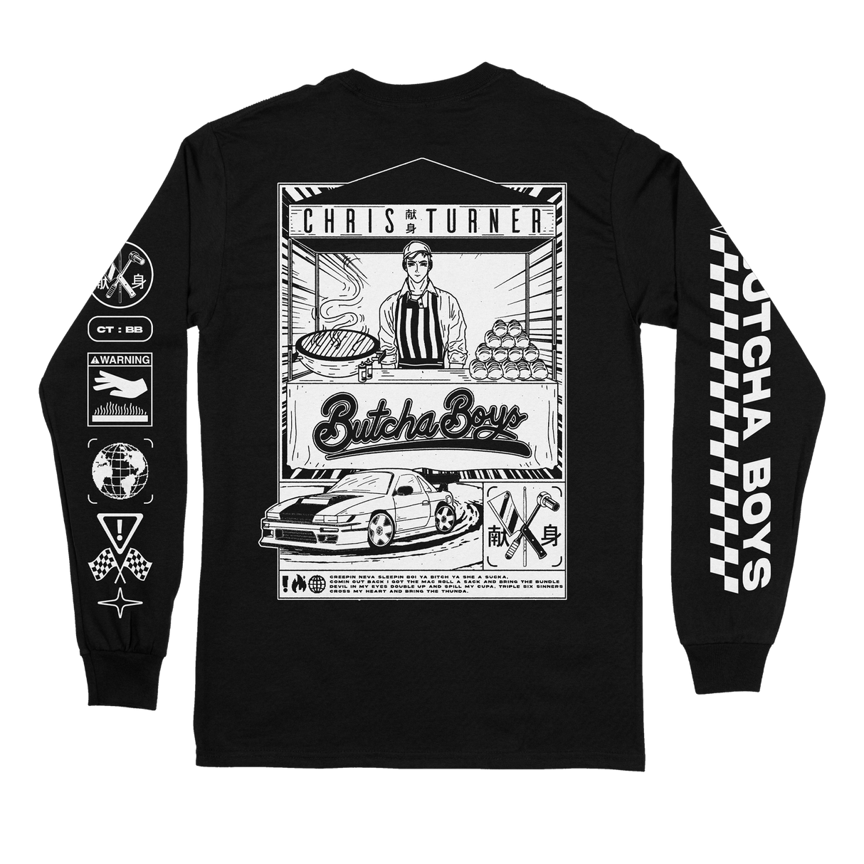 Chris Turner - Butcha Boys Long Sleeve (Black)