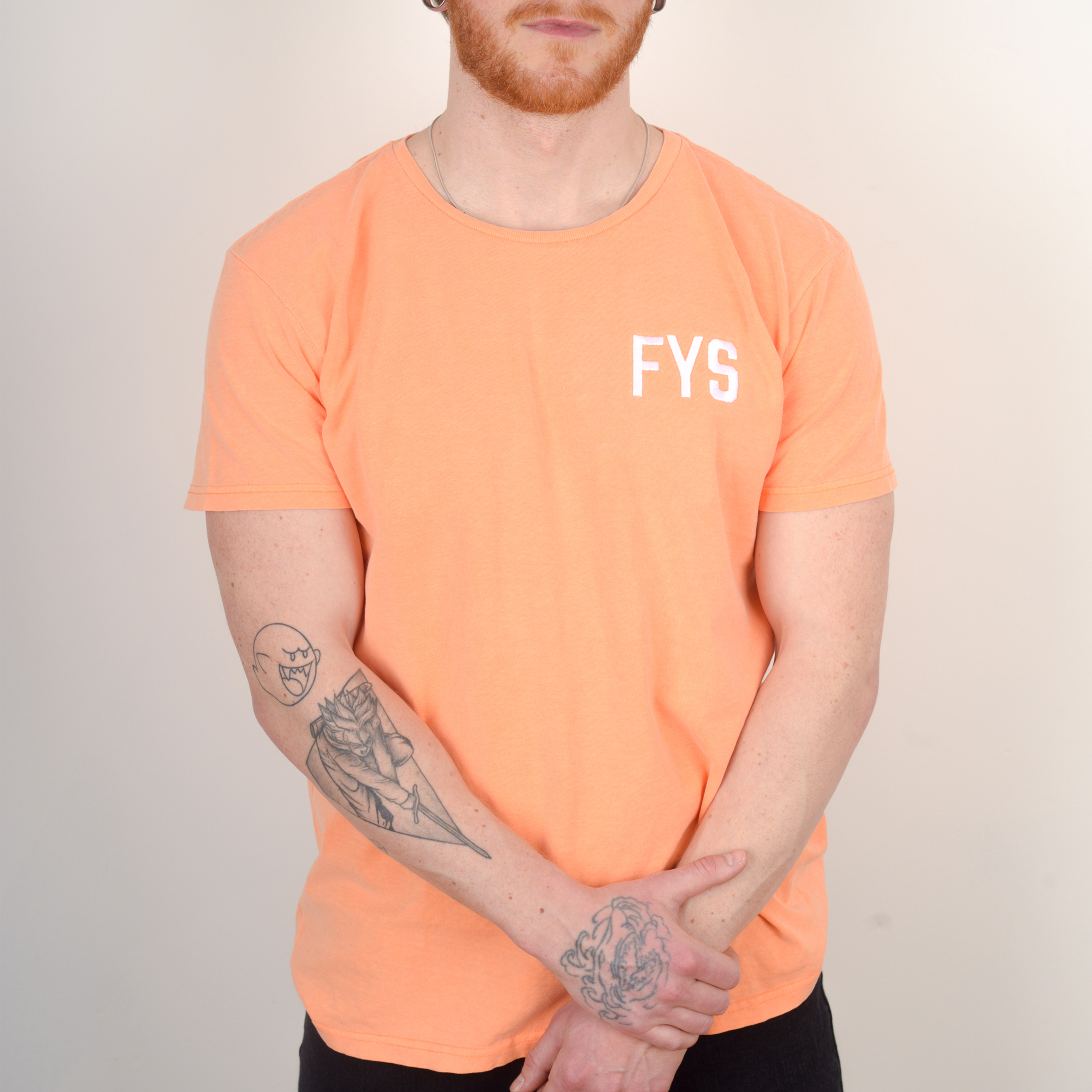 Four Year Strong - Embroidered Logo Shirt (Cantaloupe)