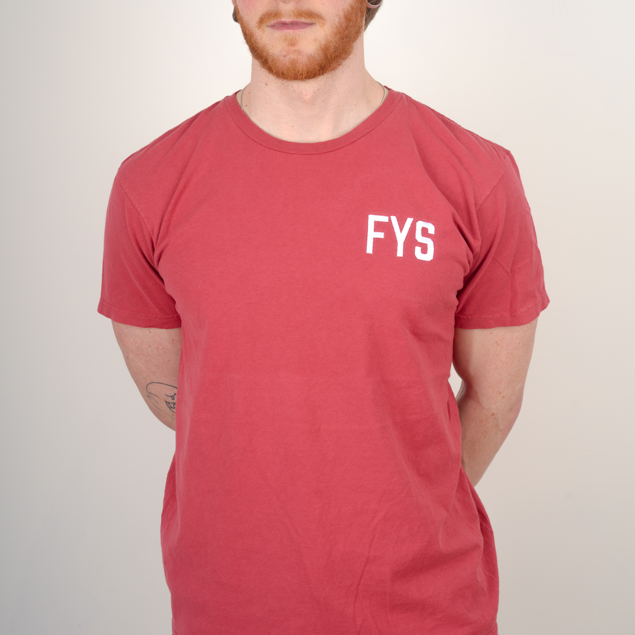 Four Year Strong - Embroidered Logo Shirt (Crimson)