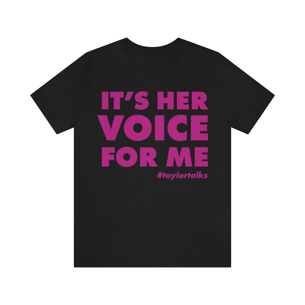 Fantasia - Her Voice For Me Pink/Black Tee